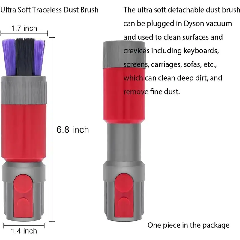 【BRAND NEW】For V15 V11 V10 V7 V8 Brush Tools: Traceless/Soft/Stiff Bristle Extension Hose Mattress Brush Upgrade Crevice Tool A3