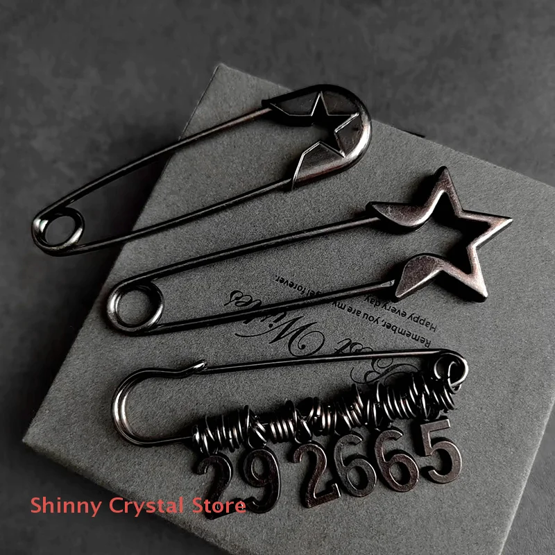 New Retro Large Pins For Clothing Metal Safety Pins Jeans Dress Scarf Adjustable Pins Accessories