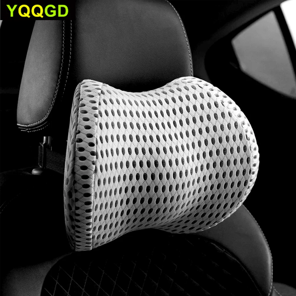 Car Driver Pillow Memory Foam Lumbar Cushion Seat Supports Car Waist Support Cushion Lumbar Support Pillow Interior Accessories