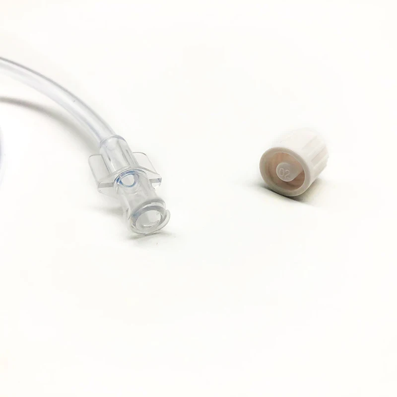 Disposable Medical Iv Infusion Extension Set Extension Tube luer Lock Connector Tube Length 150cm Diameter 4.0mm