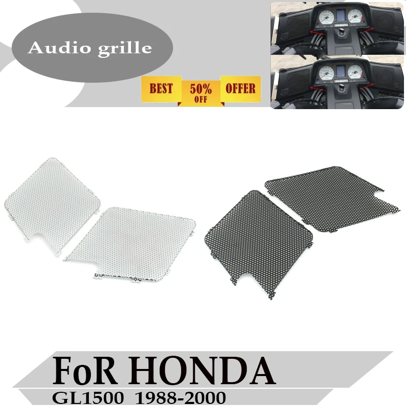 

2 Pieces Audio Replacement Network Replacement Audio Mesh Sturdy Sound System Accessory for GL1500 Spare Parts Assembly