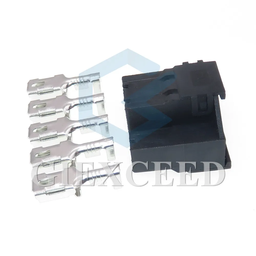 2 Sets Car Relay Holder 443 972 995 443972995 928720-1 5 Pin 5 Way Automotive AC Assembly Relay Socket
