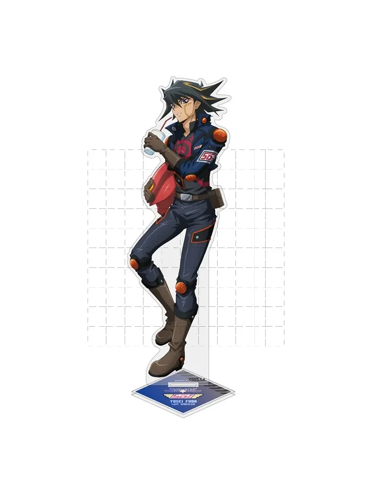 Anime Yu-Gi-Oh! 5D\'s Acrylic Stand Doll Game Fudo Yusei JACK ATLAS Crow Hogan Kiryu Kyosuke Figure Model Plate Cosplay Toy Gift