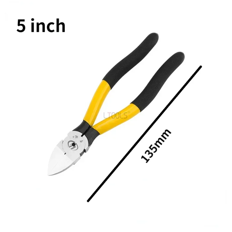 Diagonal Pliers Electrical Wire Cable Cutters Cutting Side Snips Flush Pliers Hand Tools 5/6/8inch Wire Stripper Plastic Nippers