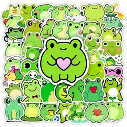 Cute Cartoon Frog Stickers Kawaii DIY Fun Kids Toy Gift Decal for Laptop Phone Scrapbook Luggage Bottles Decorative Waterproof