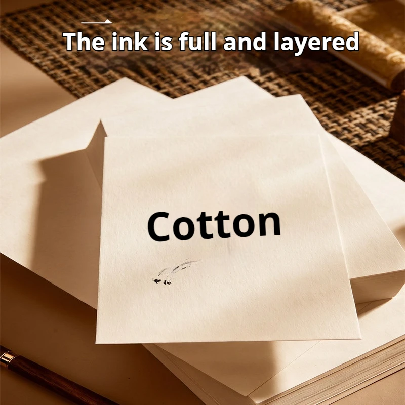 50/100 Sheets Watercolor Paper A5/A6/10x15cm 250 gsm Thick Handmade Drawing Paper Set White Cotton Paper for Painting Postcard