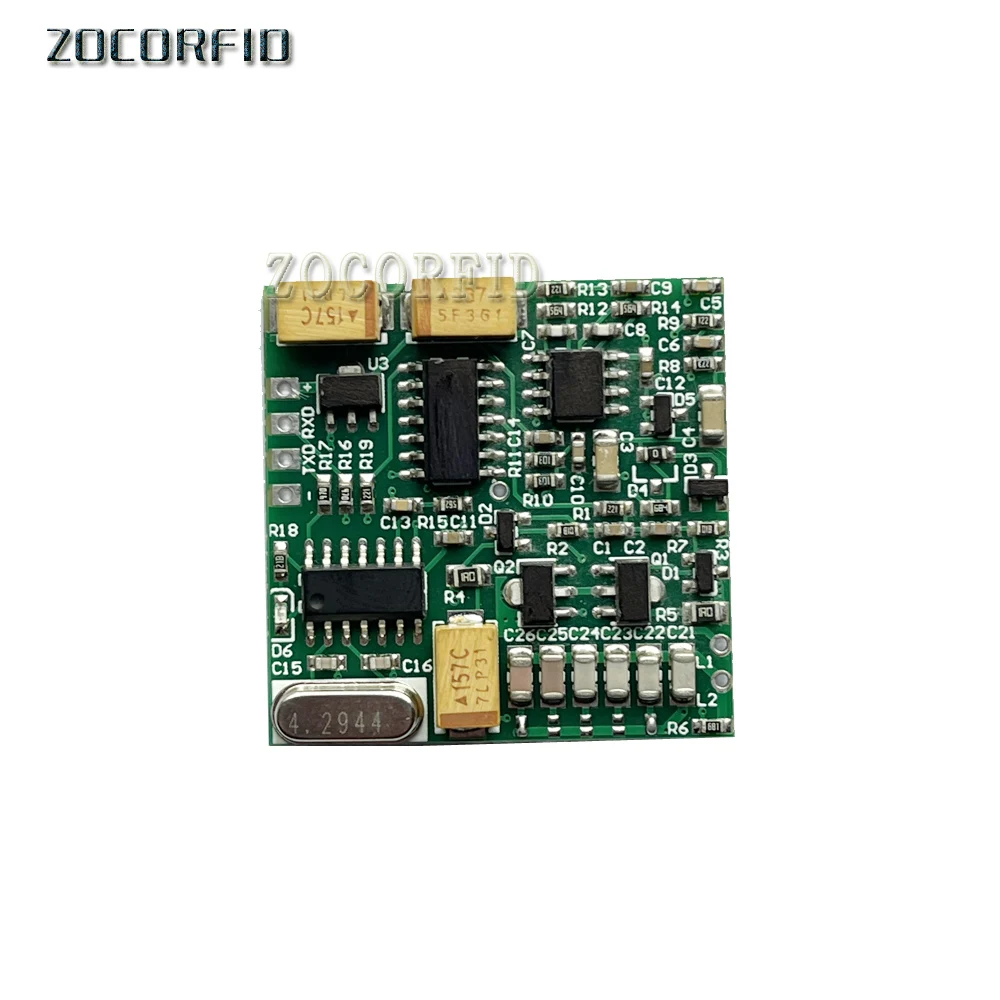 Longa Distância Animal Tag Módulo Leitor, Interface TTL, ISO11784, FDX-B, 134.2KHZ, RFID, AGV