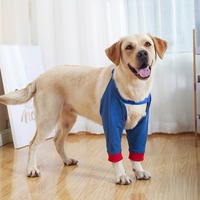 Practical Breathable Dog Recovery Sleeve Cotton Adjustable Dog Elbow Brace Soft Anti-lick Dog Shoulder Support For Dog Front Leg