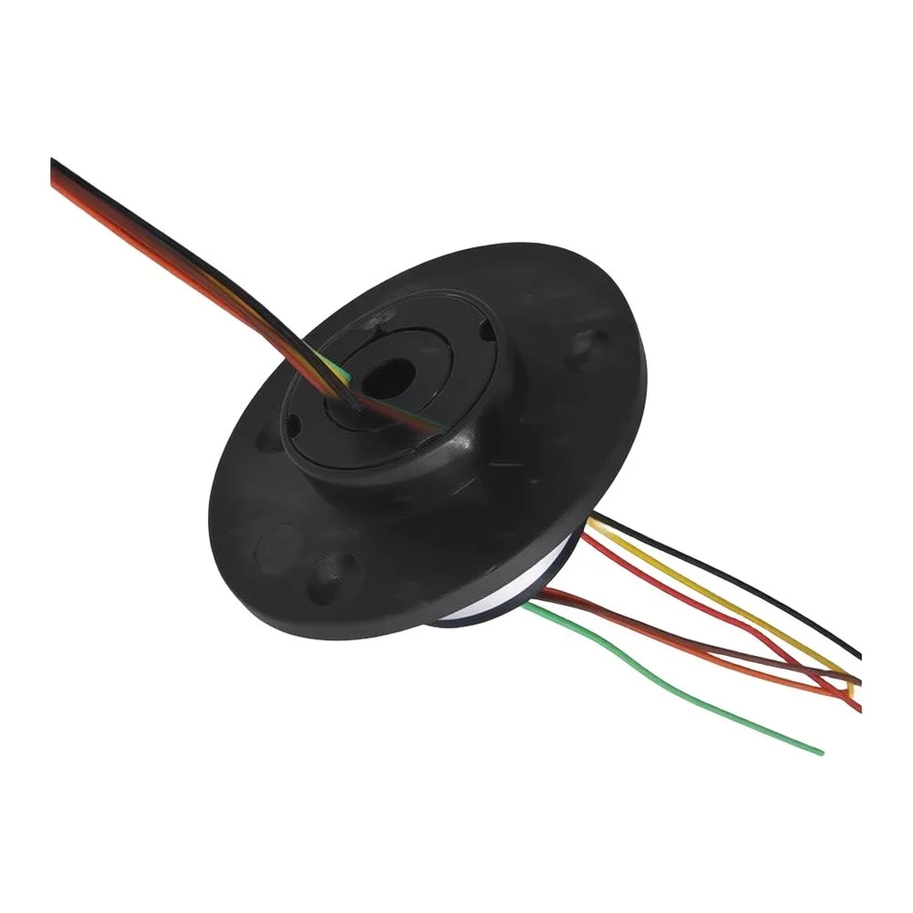 Rotary Electrical Interface 5mm Hollow Shaft for Camera Gimbal Signal Integrity and Power Delivery During Continuous Rotation