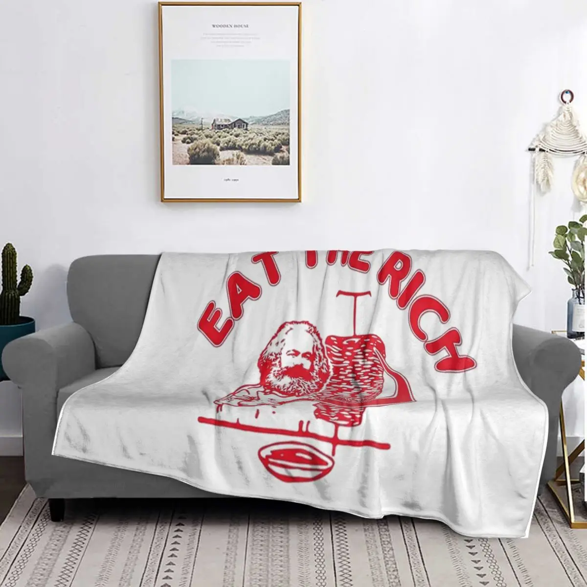 

Doner Kebab Blankets Soft Warm Flannel Throw Blanket Cover for Bed Living room Picnic Travel Home Couch