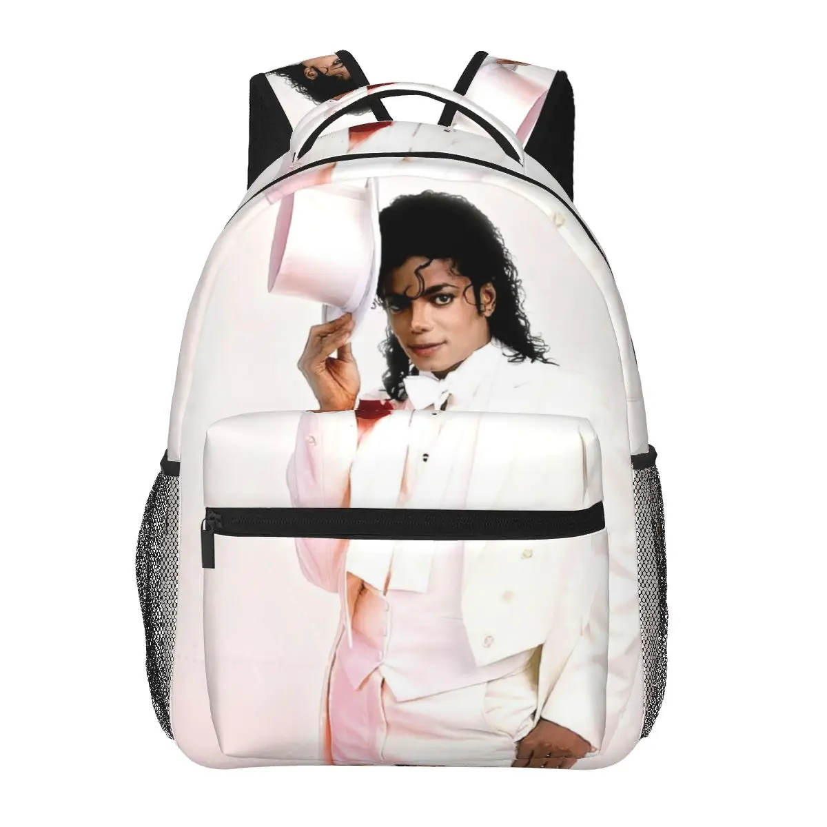 Michael Jackson mochila para meninas meninos viagem mochila Mochilas para saco escolar adolescente