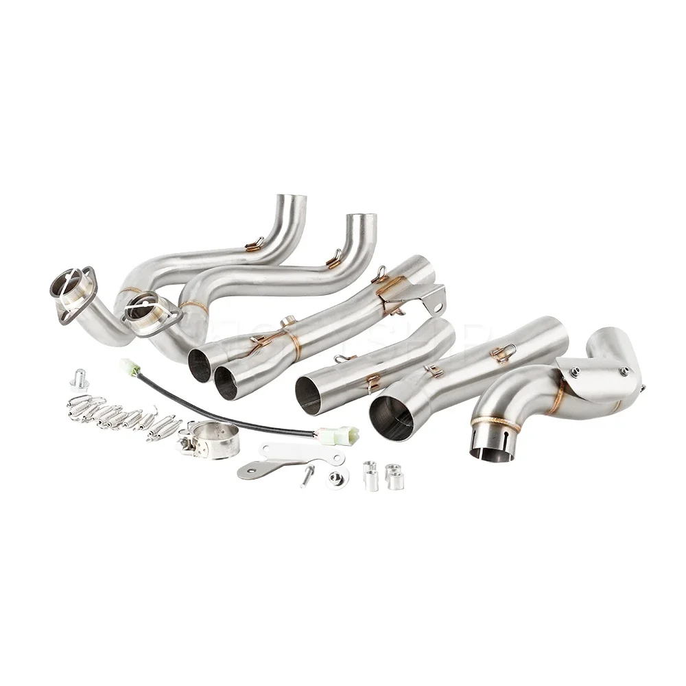 

XTZ 700 Motorcycle 690 Exhaust Muffler High Position Header Link Pipe 51MM Slip-on For Yamaha Tenere 700 2021 to 2024 T7 Escape