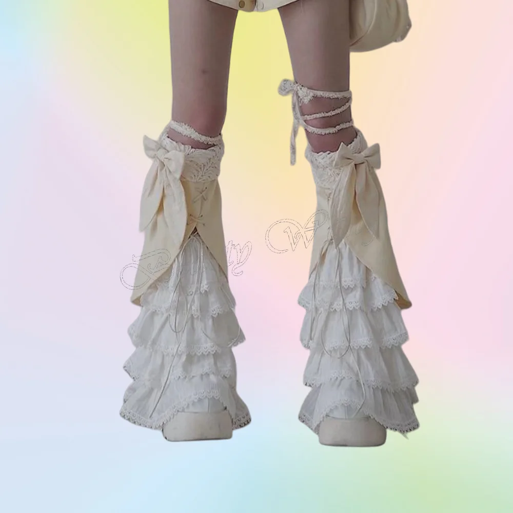 

White Pleated Boots Fashion Style Knee High Round Toe Thick Heel Shoes for Women Cover Toe Wedding Shoes 2025 Zapatillas Mujer