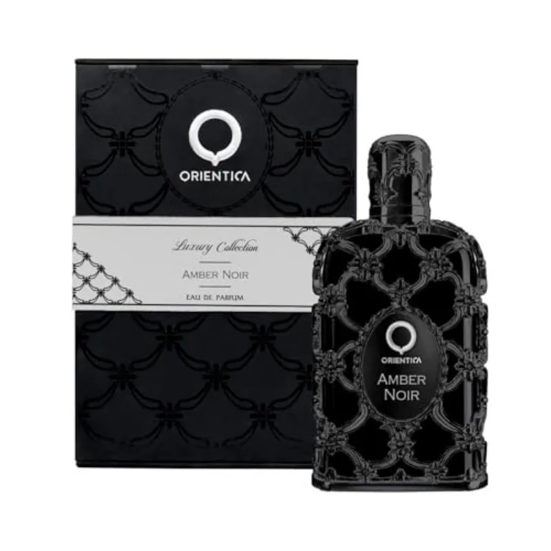 Orientica Amber Noir Eau De Parfum مع ملاحظات فيج إليمي وخشب الصندل عطر خشبي كهرماني متطور للرجال والنساء #1