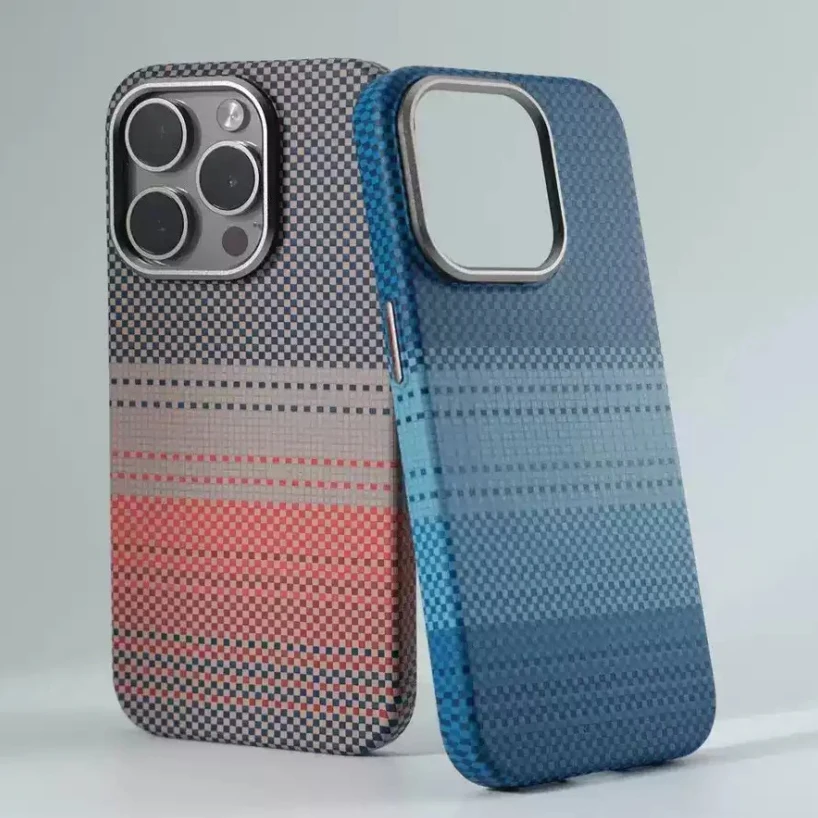 

Роскошный защитный чехол из углеродного волокна для ПК Magsafe для iPhone 17 Air 16 15 14 Plus 13 12 Pro Max 11, магнитный чехол для беспроводной зарядки