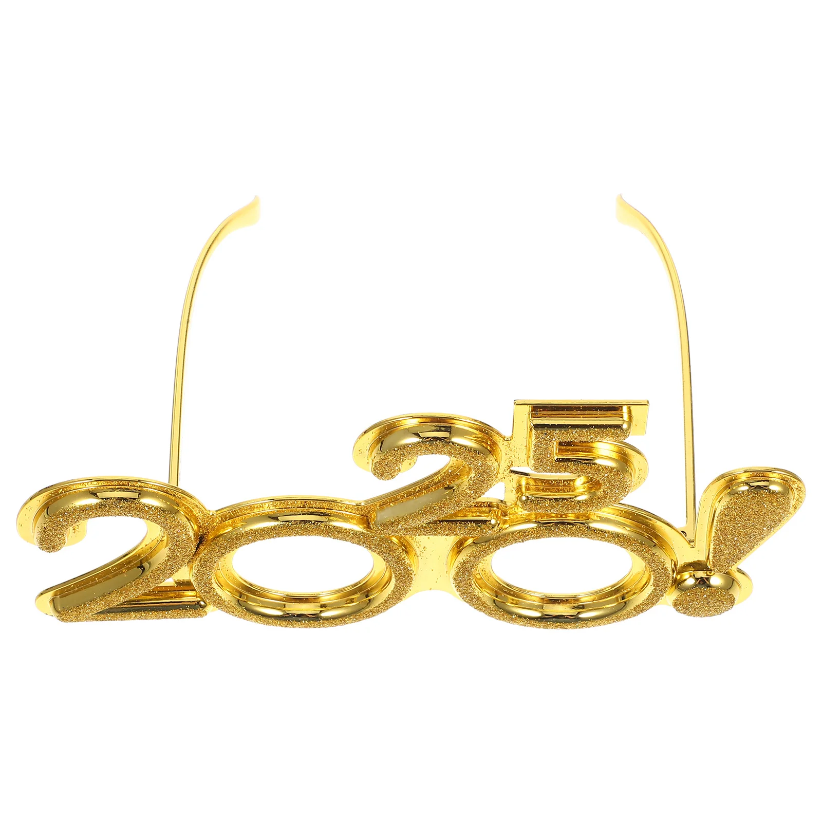 1 قطعة 1 زوج 2025 السنة الجديدة نظارات الحفلات مضحك نظارات البلاستيك عدد تصميم صور الدعائم لوازم الحفلات ديكور الإكسسوارات