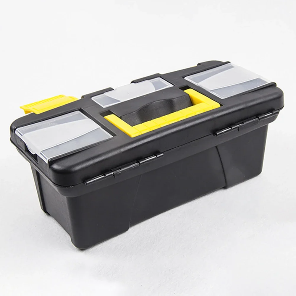 1x 10 Inch Home Art Storage Box Reinforced Pressure Resistant  Auto Repair Tools Parts Storage Box Plastic Hardware Toolbox