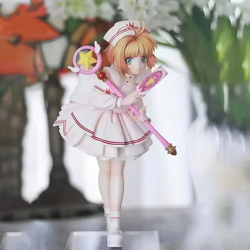 

Cardcaptor Сакура Фигурка Киномото Сакура Фигурки ПВХ Аниме Модели Статуи Коллекция Игрушки Украшение Стола Детские Подарки На День Рождения