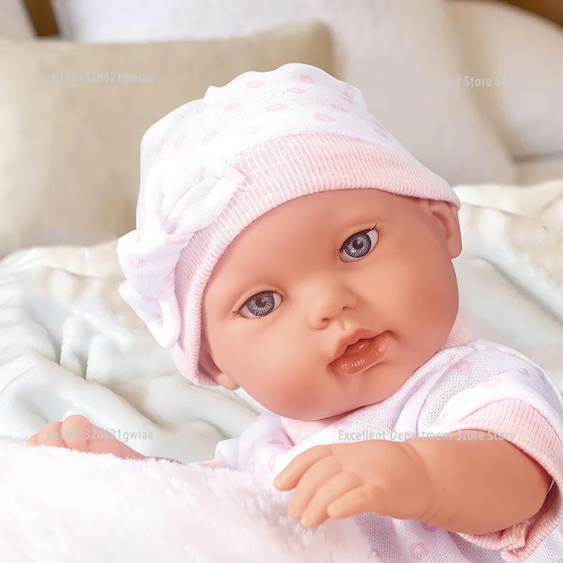

12-Inch Reborn Doll Soothing Simulation Baby Newborn Doll Vinyl Doll Girl Children's Holiday Birthday Toy Gift Doll