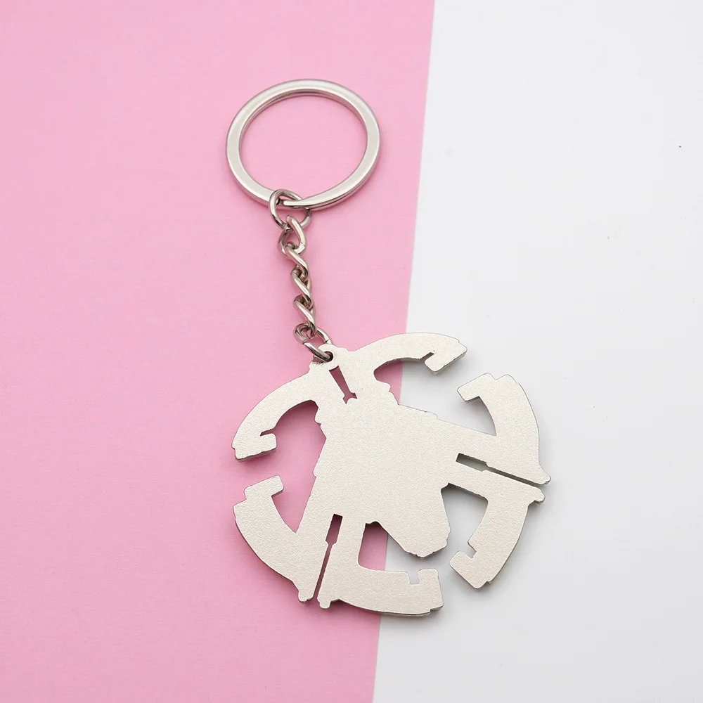 3D Nomai Mask Keyring Adventure Game Outer Wilds Keychain Peripheral Pendant Gamer Gift Collect