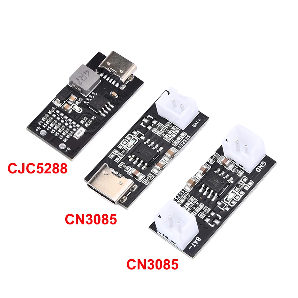 Type-c 5V CJC5288 Module 1S-8S Battery Charging In Series CN3085 Battery Charging Board with terminal for camera solar charging