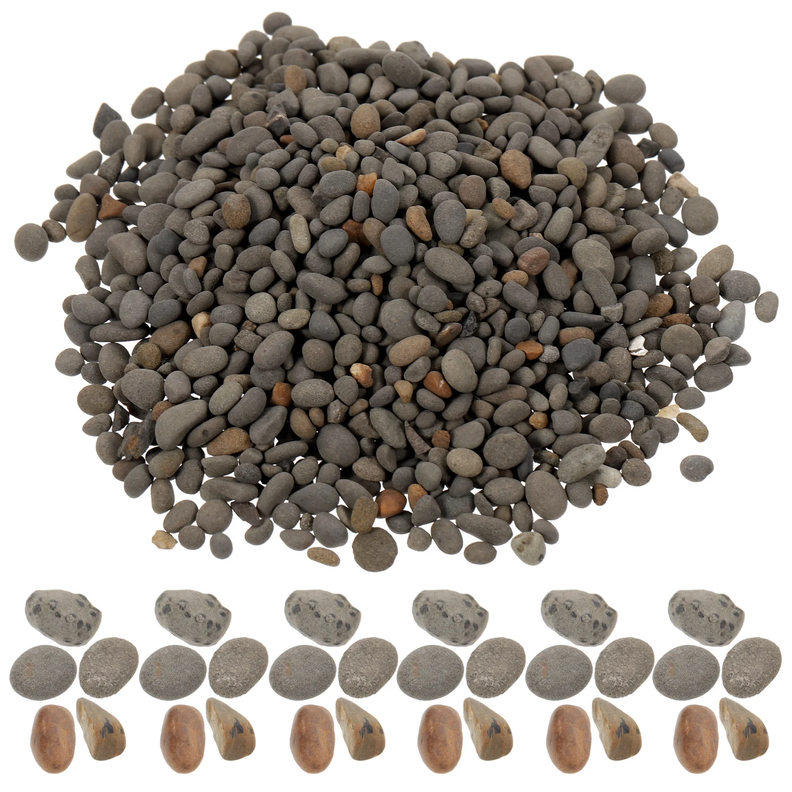 Natural Stones Microlandscape Mini Garden Rock Decor Scenery Basing Diorama Stone Material Kit Microlandscape Stones Decoration