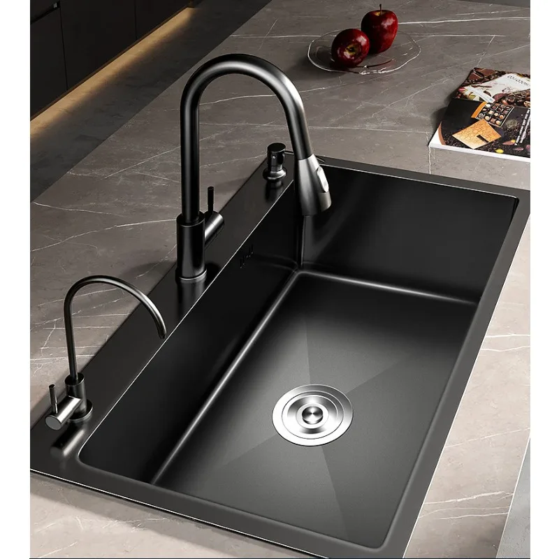 

Раковина для овощей из нержавеющей стали 304, ручная раковина, кухонная мойка, антибактериальная