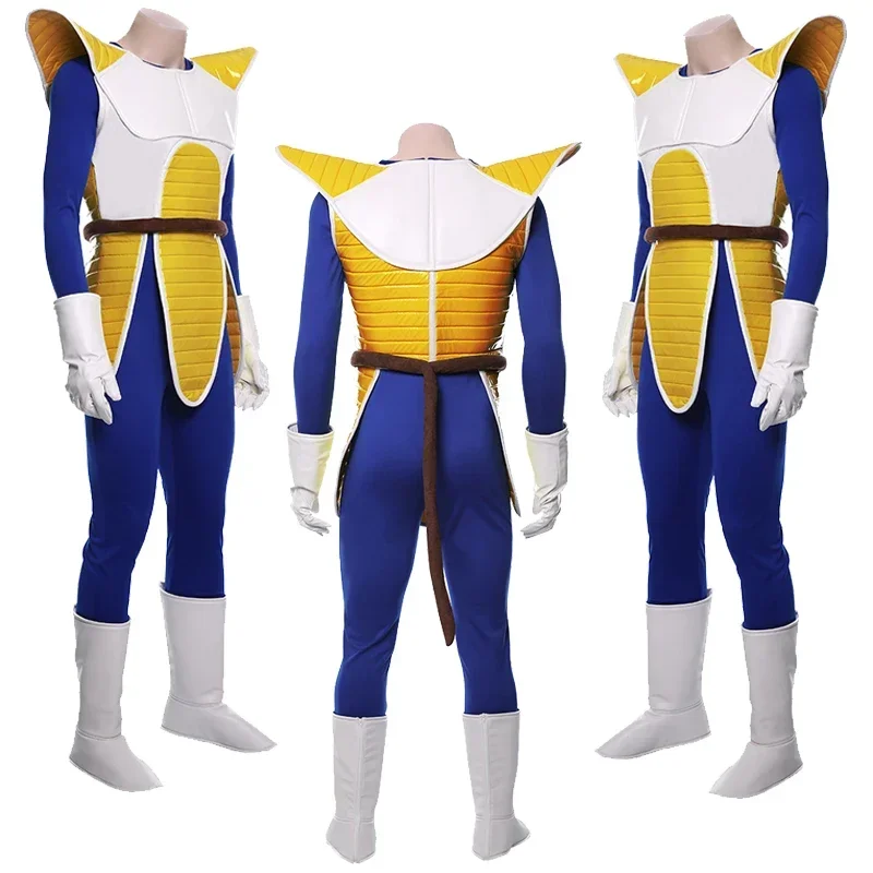 Cosplay Z Vegeta Costume Suit Uniform Halloween Carnival Costume Men Women Custom