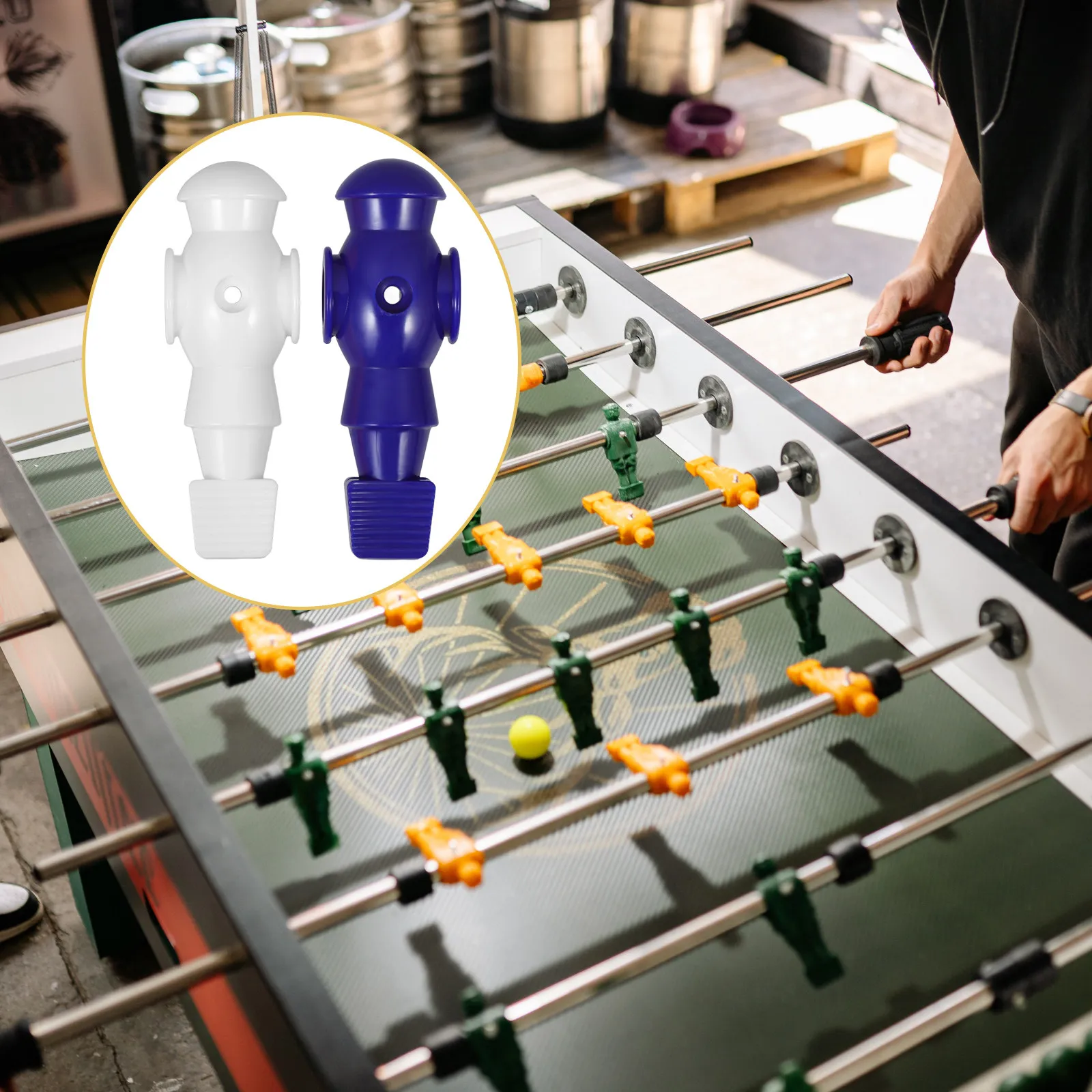 

26Pcs Foosball Player Men Replacement 107mm Plastic Figures for Table Football Game Parts Accessories Foosball Man Statue