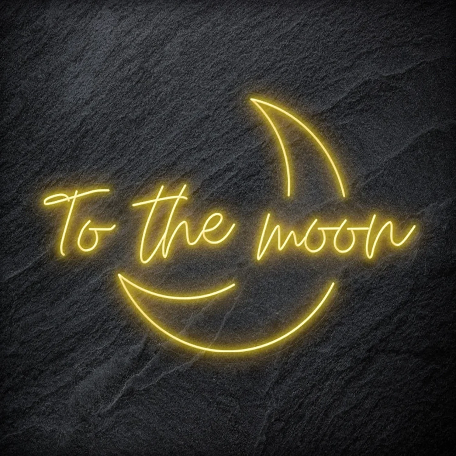 To The Moon Neon Sign LED Room Wall Decor USB Powered Acrylic With Switch For Bedroom Aesthetic Kids Room Party Art Decoration