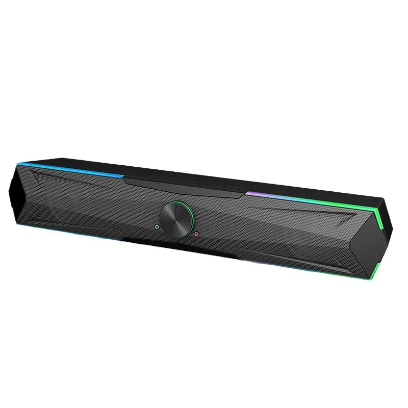 Laptop Sound Bar 42*10*10cm Subwoofer Speakers Rich Sound Sleek Design 360-degree Audio Compact Size Deep Bass