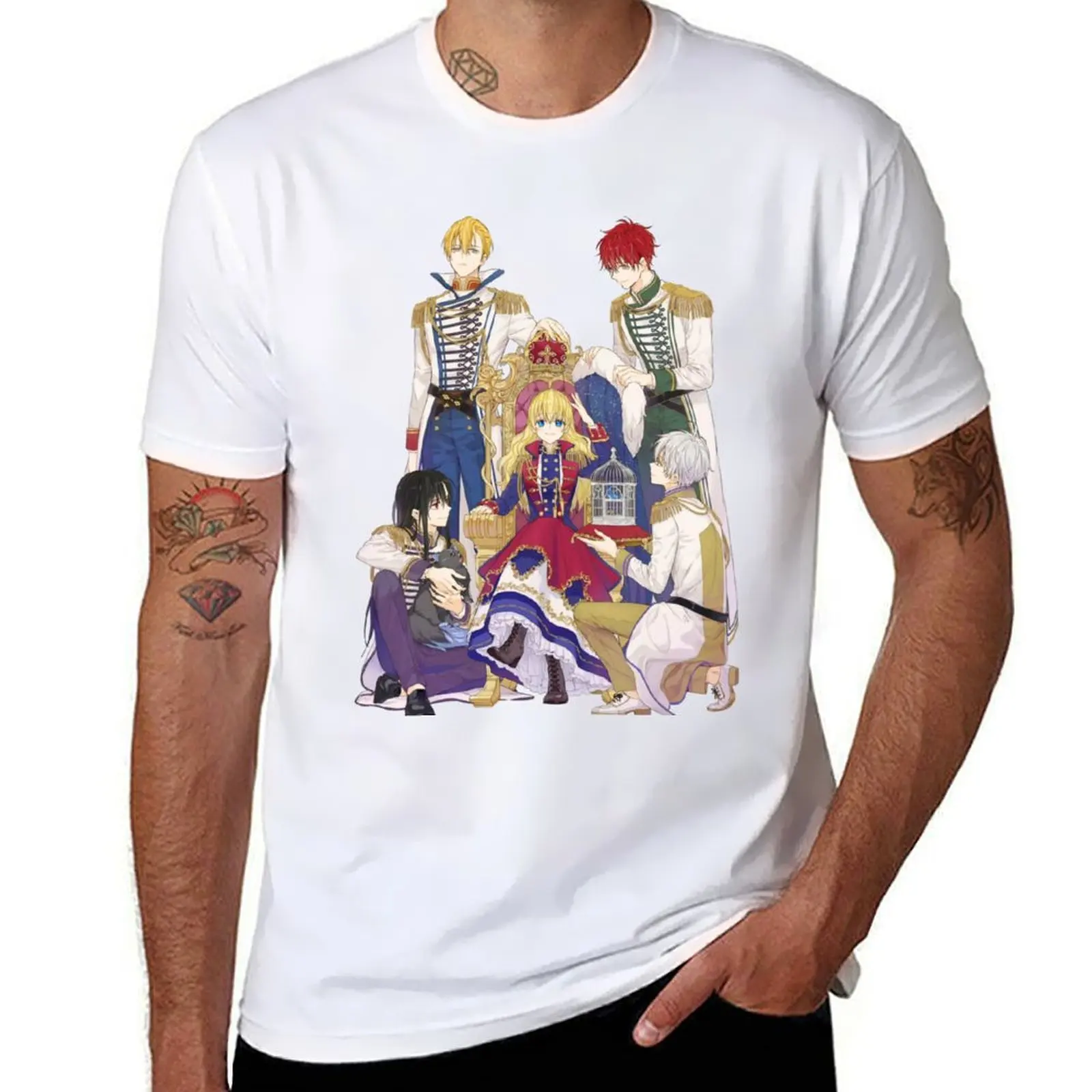 Who Made Me a Princess / Suddenly Became a Princess One Day Athy Athanasia, Claude de Obelia, Felix, Lucas, Ijekiel/Ezek T-Shirt