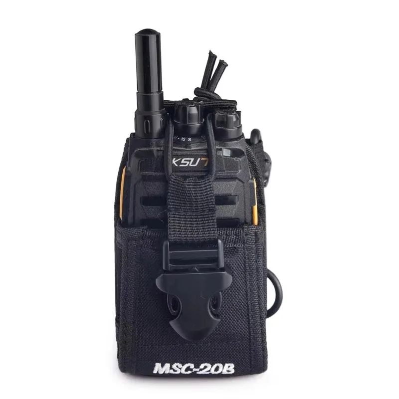 KSUT MSC-20B 양방향 무전기 가방 나일론 홀스터 케이스 바오펑 UV-5R 888S UV-82 TYT 켄우드 모토로라 아이콤 무전기용