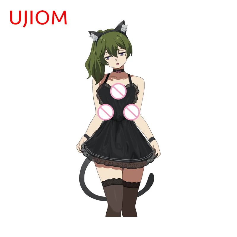 UJIOM Ubel Cat Ears Girl Wall Sticker mariage vestibulec Furniture Mirror Decal otaku decorating props Wallpaper Home Decor
