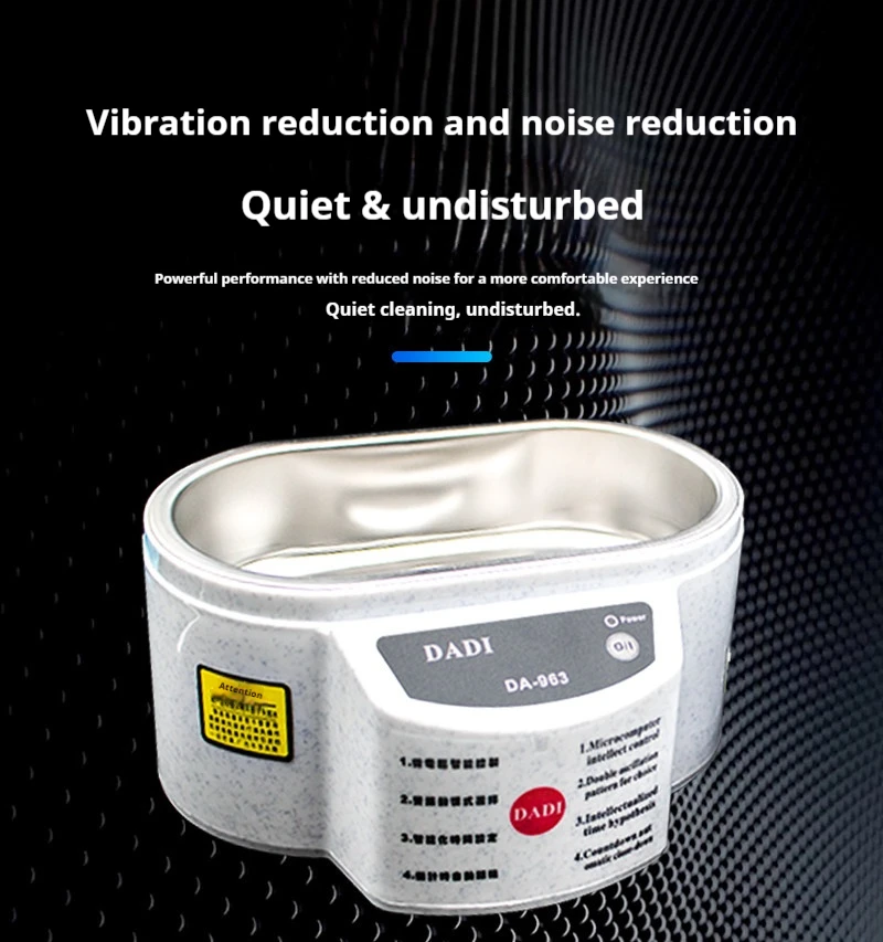 30/50W Ultrasonic Cleaner Sonicator Bath 40Khz Degas For Watches Contact Lens Glasses Denture Teeth Electric Makeup Razor