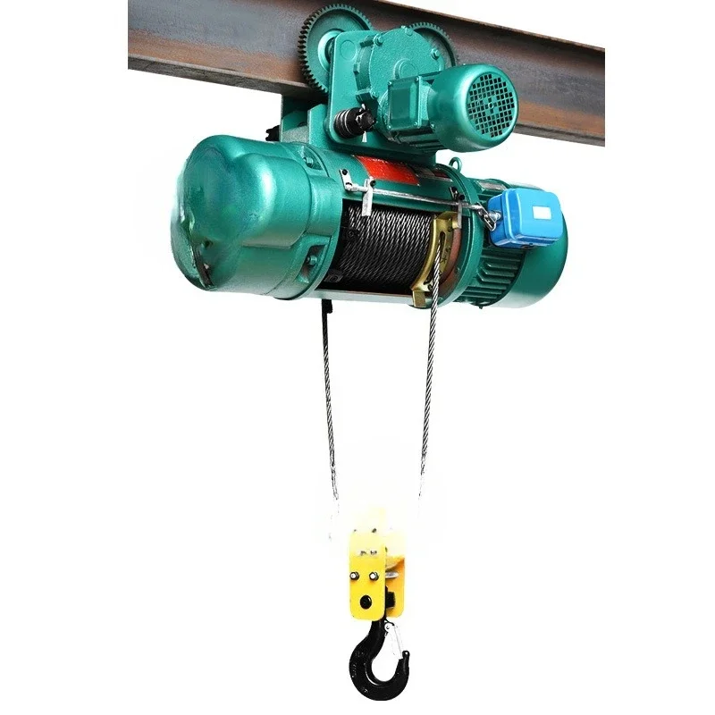 Single and double speed lifting truck 2 tons 380V running lifting wire rope electric hoist