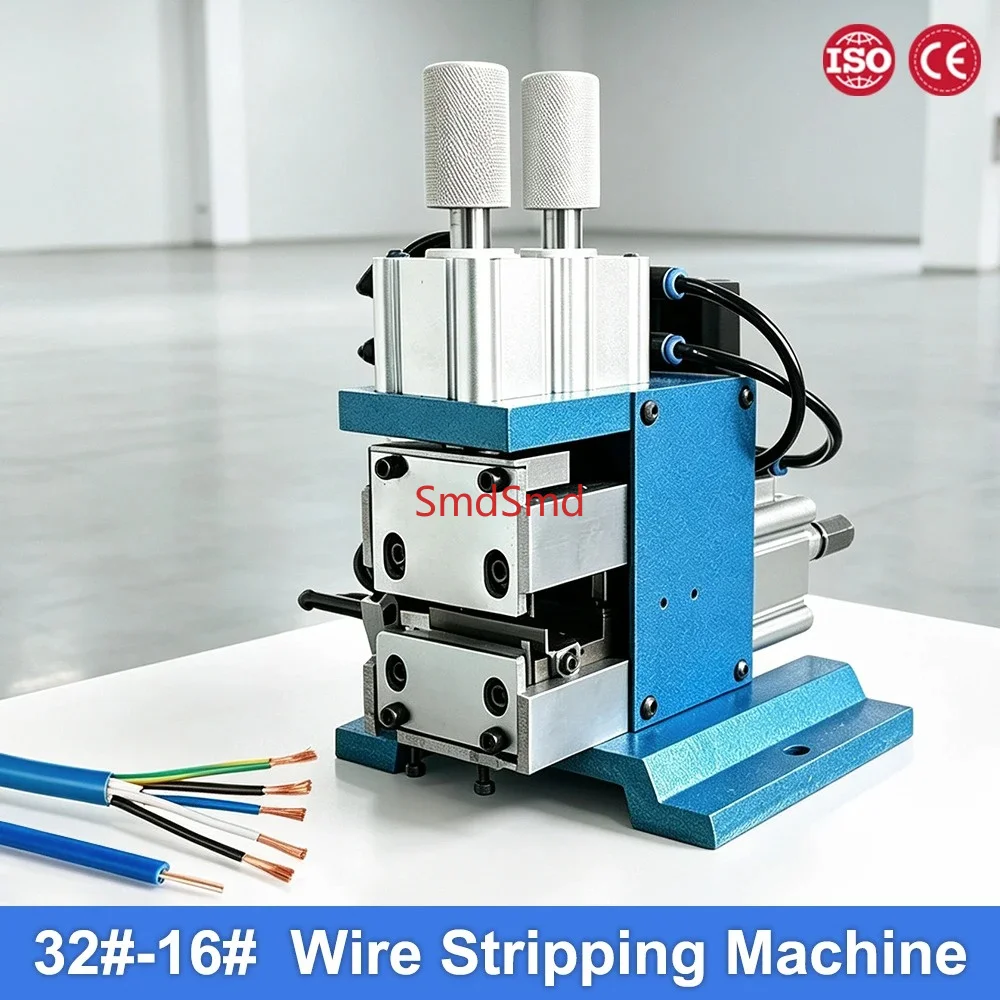3F Pneumatic Wire Stripping Machine 0.5-3mm Adjustable Cable Stripper For Small Cable Multi-core Wire Electronic Wiring Harness