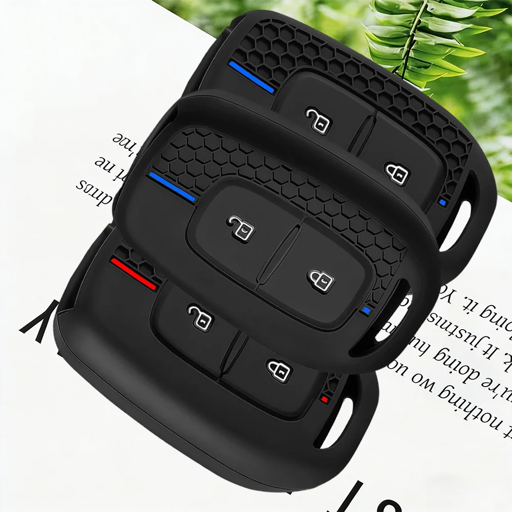 Capa de Chave de Carro em Silicone Macio Premium para Renault Kwid, Traffic, Symbol, Dacia Sandero, Logan, Duster 2016 2017 2018, Chaveiro de 2 Botões