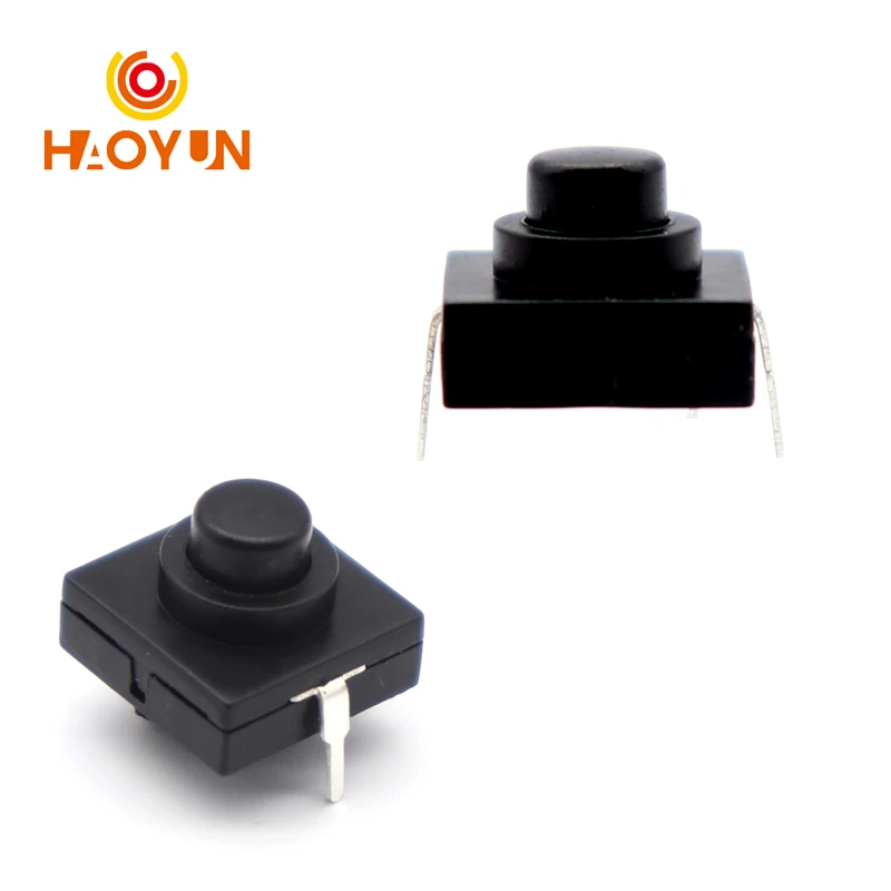 【20-5PCS】Flashlight Button Switch 1A 30V CB-1212-112D 2Pin Ultra-Thin Middle Of The Feet 12X12X9.4MM