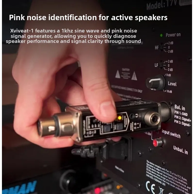 Xvive AT-1 Portable Audio Tester, Multi-functional Detector for XLR Cable and Speaker Audio Testing