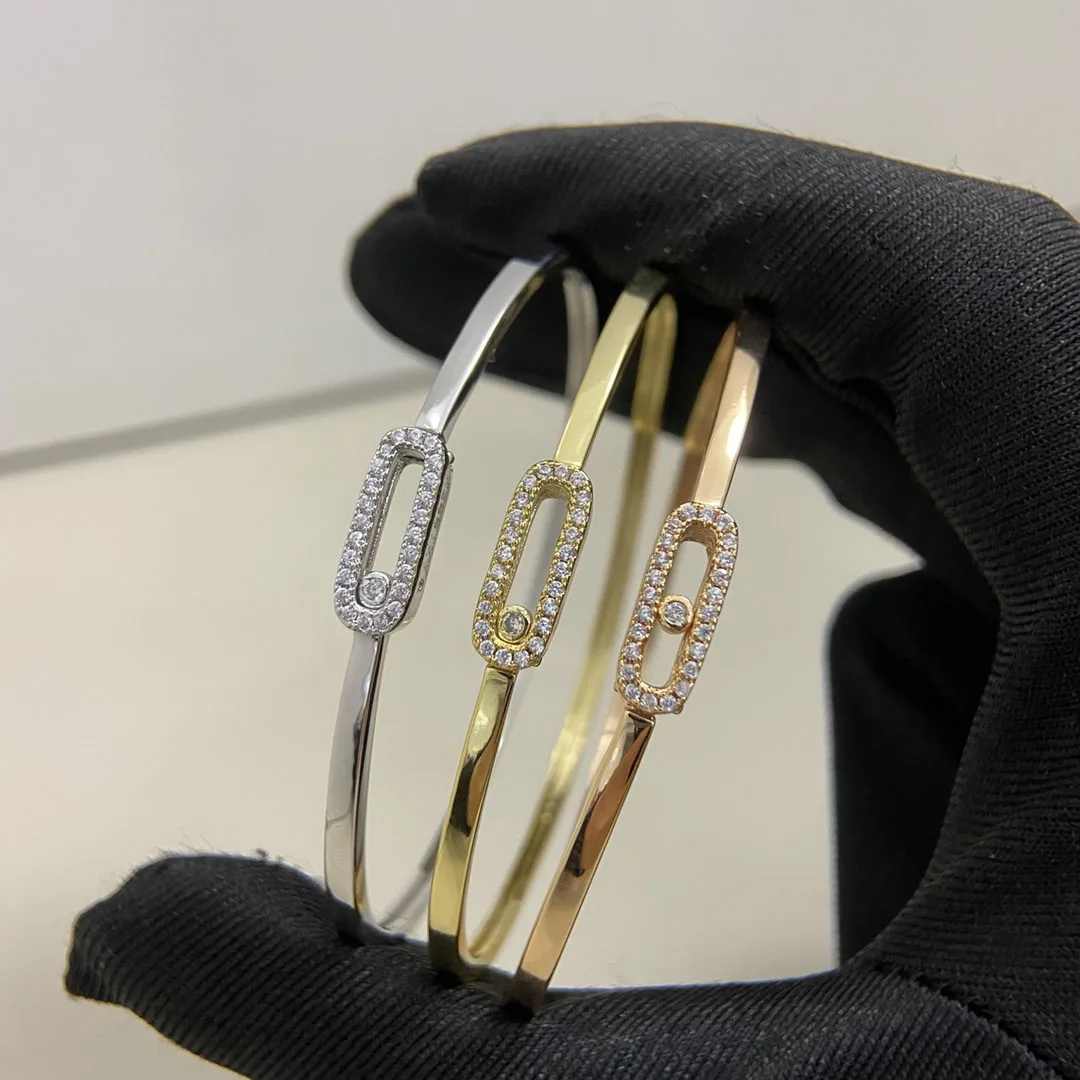 

Женский браслет из стерлингового серебра 925 пробы с инкрустацией цирконами, классический романтический подарок на праздник.