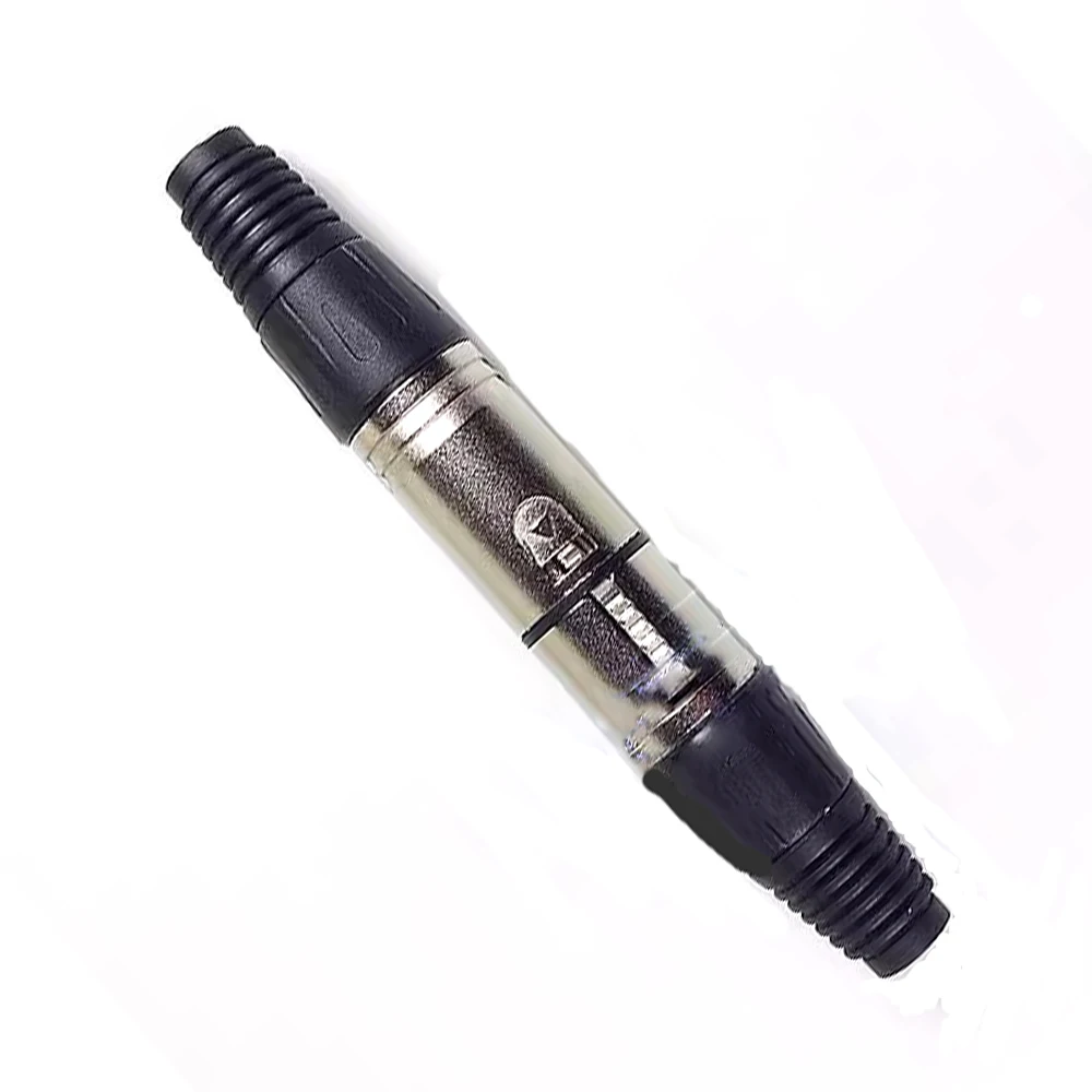 Hot Sale XLR 3-Pin Male/Female Microphone Audio Cable Plug Connector Cannon MIC Cable Termination Black Silver Microphone Plugs