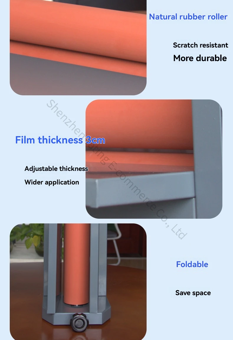 1000mm Hand Cranked Photo Lamintor Peritoneal Structure Laminating Machine Desktop Cold Mounting Machine