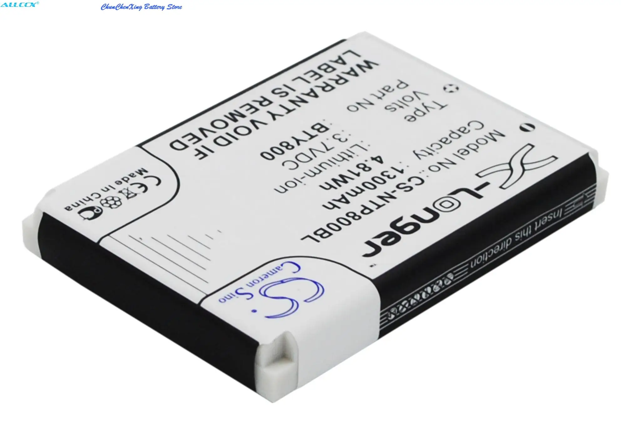 100% NEW  1300mAh Battery BTY800 for CipherLab 8000, 8200,8300,CPT-8300, For Newland NLS-PT800,NLS-PT850,NLS-PT850B,NLS-PT853