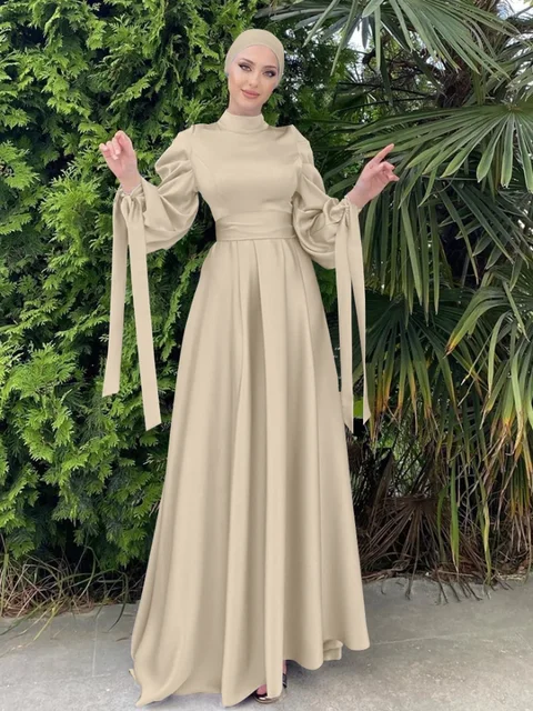 Eid Maroko Sukienka Kobiety Muzułmanin Abaya Arabski Hidżab Dubaj Islam Kaftan Robe Longue Musulmane Vestidos Largos Ramadan 2025