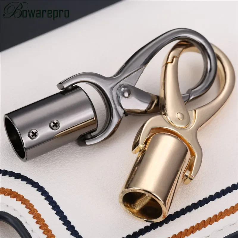 bowarepro Metal Buckles Bag Tassel Cap Clasp Handbag Handle Straps Buckle Hooks Bag Connector Hanger DIY Hardware Accessories