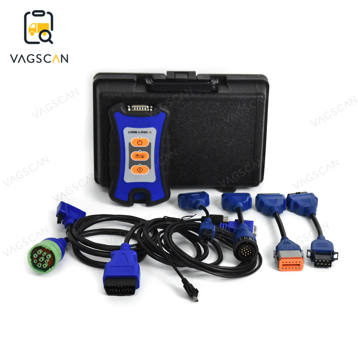 For USB Link 3 N3 Interface Heavy Duty Truck Diesel Diagnostics Detector for Vocom IS、UZU Diagnostic Tool