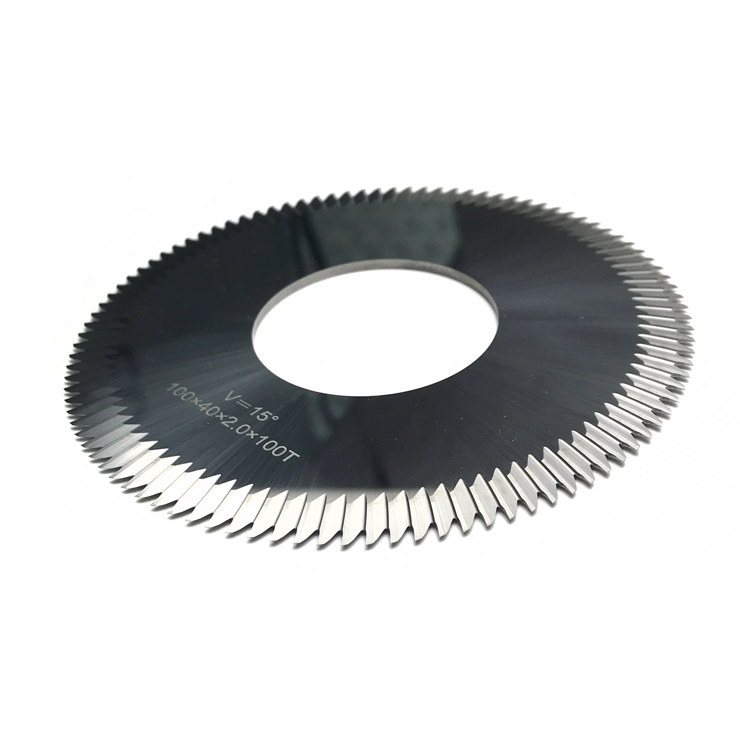 100x40x2x100T Durable V-Shape Grooving Saw Blade – Cemented Carbide Circular Cutter for PCB V-Cut Grooves