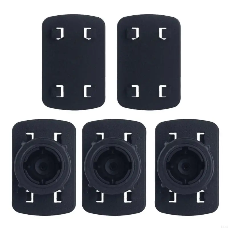 L9NA 17mm Round Dead To 4 Buckle Adapter Universal Round Base For Phone Stand Cellphone Holder Installation