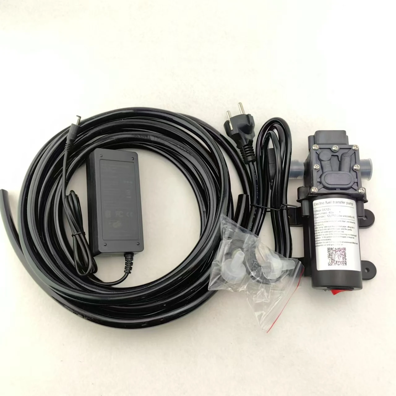 40W 12V 24V 12L/min Diesel Oil gasoline Fuel Transfer Refueling Pump for Car motorbike